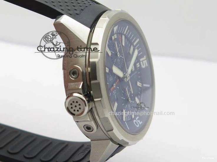 MIROTIME 0512 Aquatimer Chrono IW376803 V6F 1:1 Best Edition Blue Dial On Rubber Strap A WellDesigned 7282